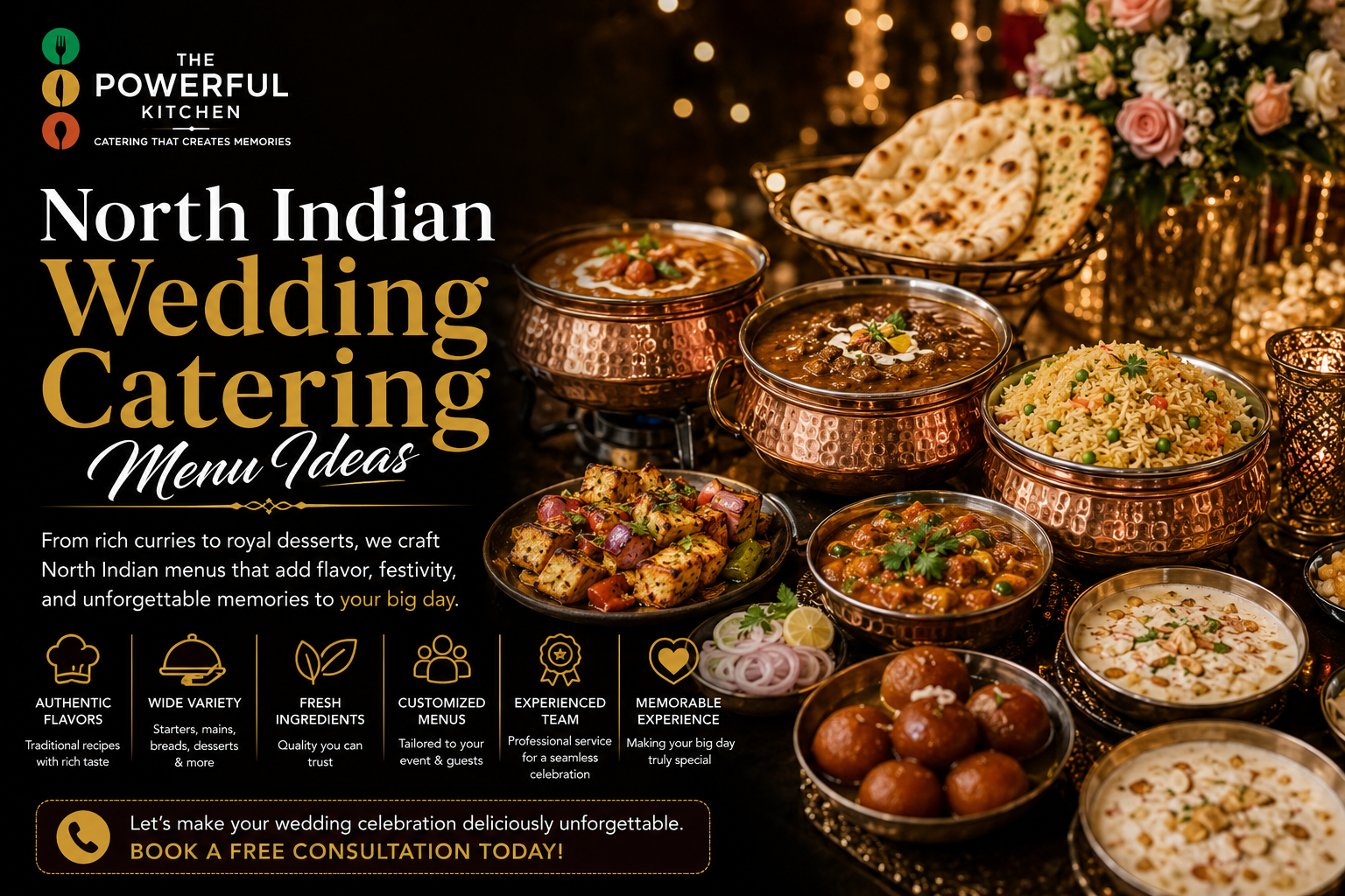 North Indian Wedding Catering Menu Ideas